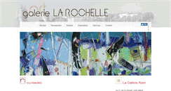 Desktop Screenshot of galerie-la-rochelle.com